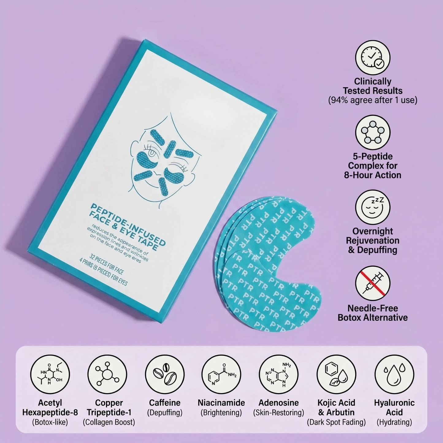 Lumy™ Peptide Infused Face Tape