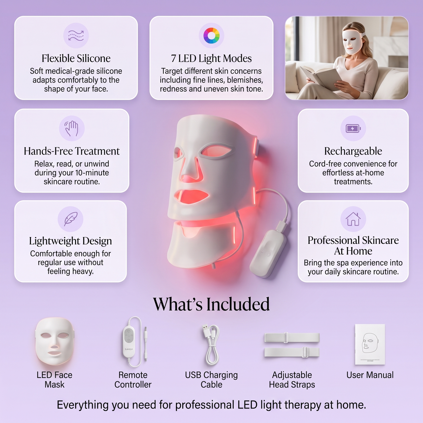 LumaVeil™-Led Face Mask