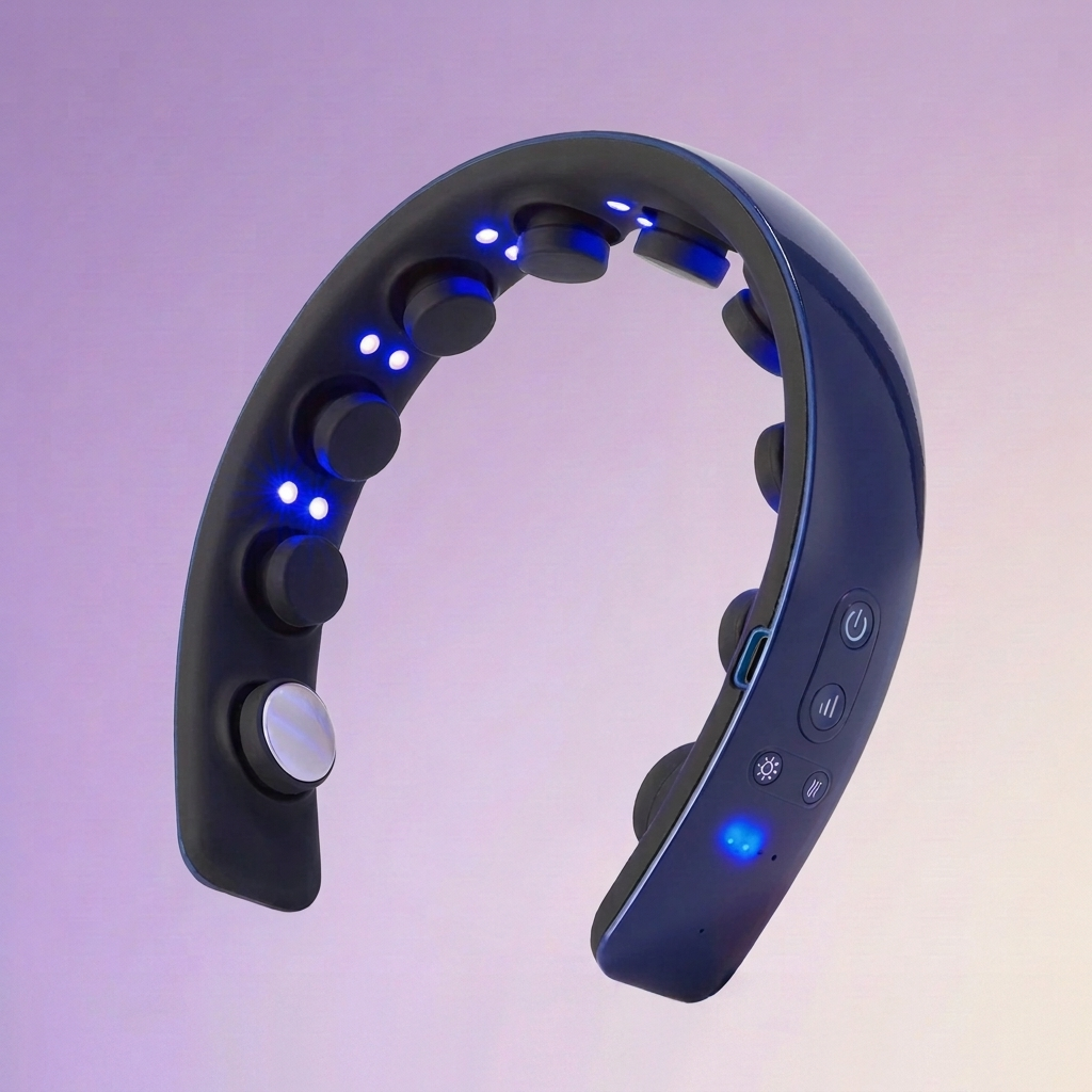 ScalpAura™ Red Light Therapy & Scalp Massage Headband